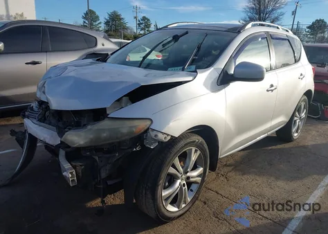 2009 Nissan Murano Le z USA, uszkodzony, nr VIN JN8AZ18W19W100597